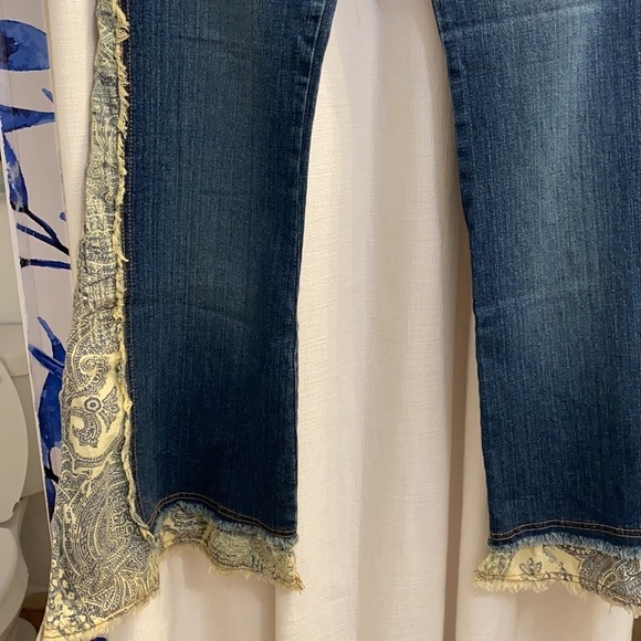 Women’s Retro Arden B Boho Flair Blue Jeans Size 6 - Picture 3 of 6